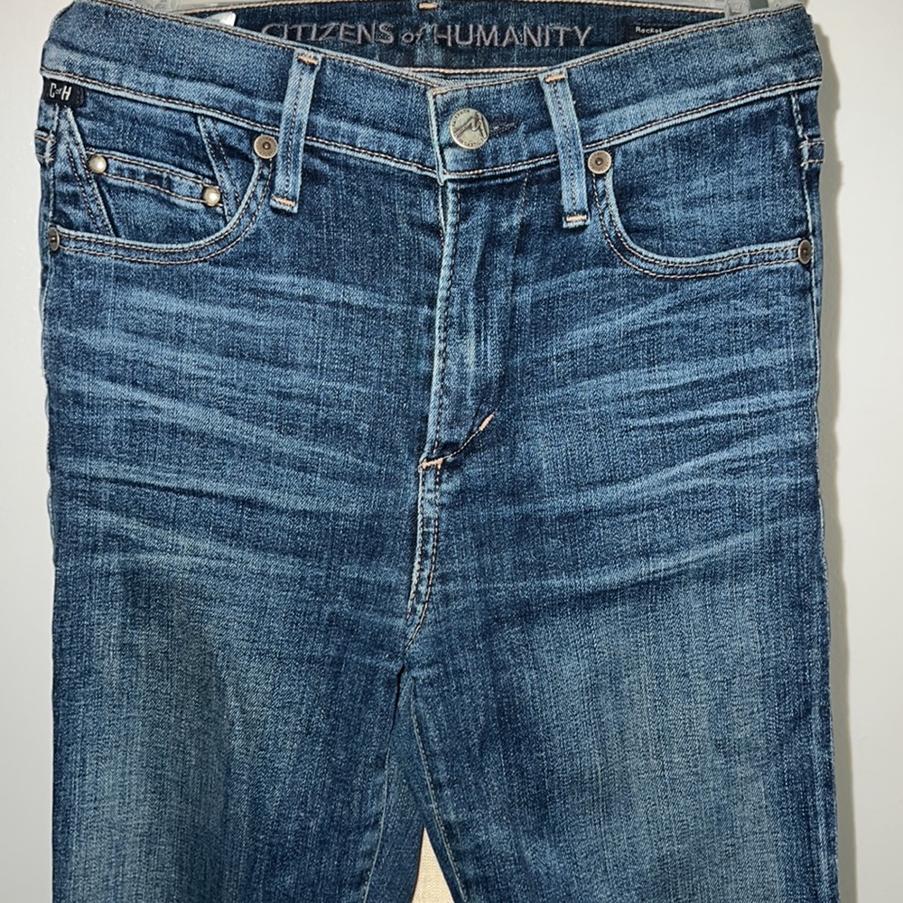Citizens of Humanity Rocket High Rise Skinny Jeans Womens Size 24!